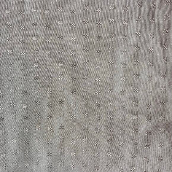 Haggar Short Sleeve Button Up Shirt Mens Large Dobby Square Beige Classic Resort - Picture 6 of 8